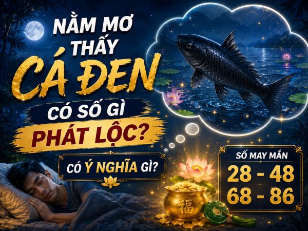 Nằm mơ thấy cá đen có số gì phát lộc có ý nghĩa gì