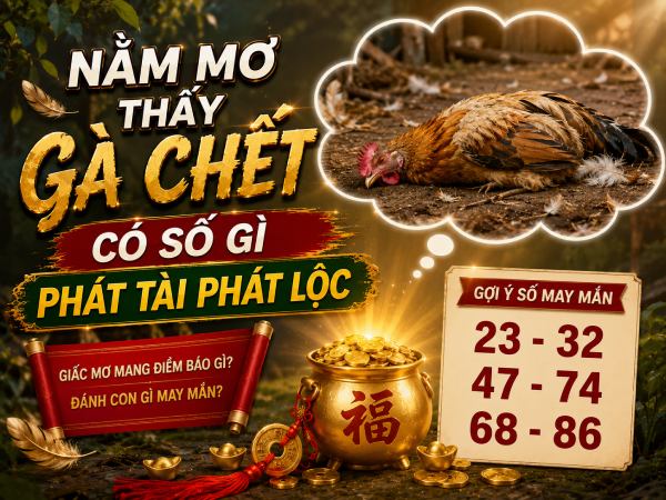 Nằm mơ thấy gà chết có số gì phát tài phát lộc