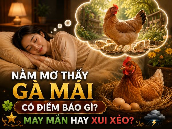 Nằm mơ thấy gà mái có điềm báo gì may mắn hay xui xẻo